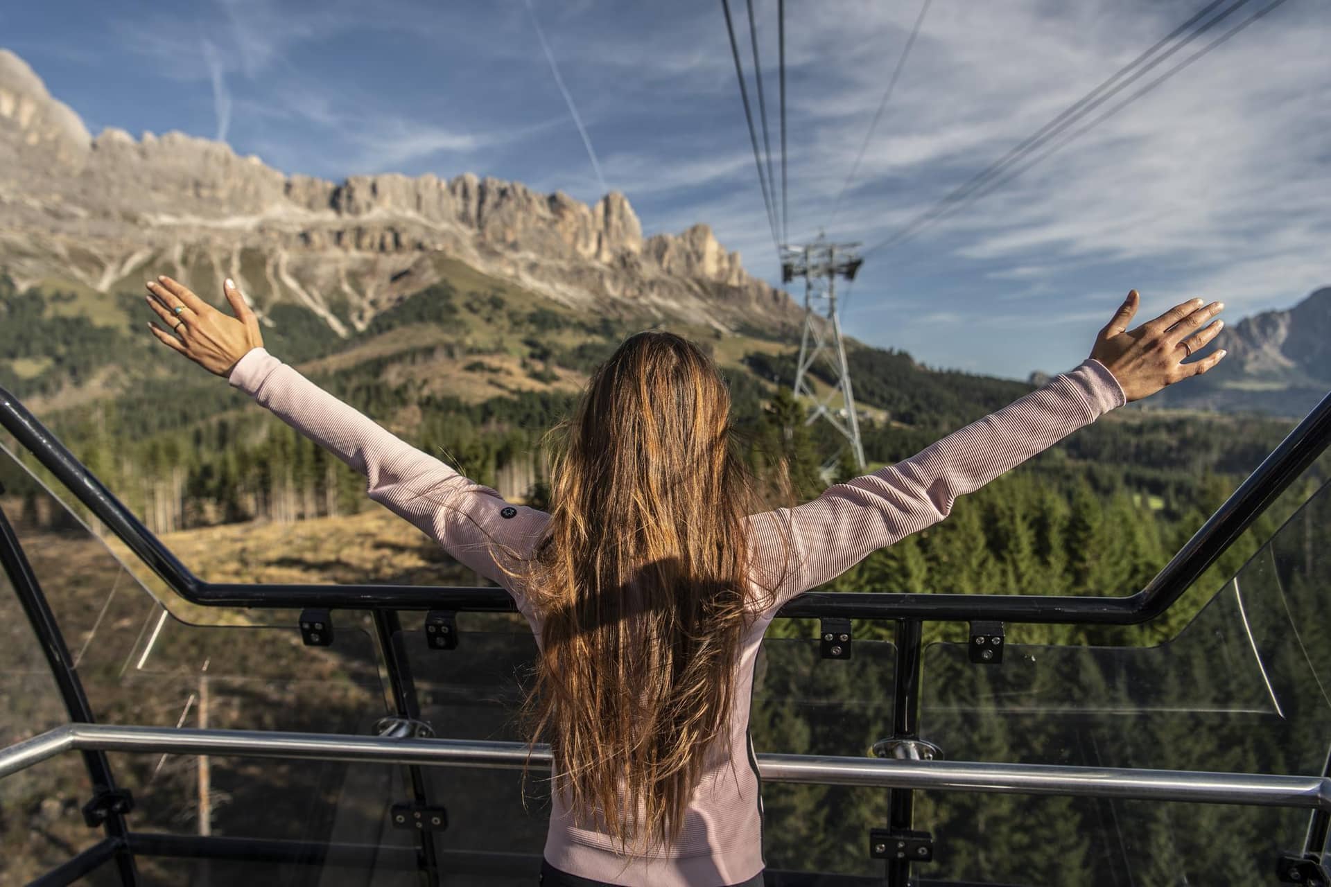 La prima cabinovia-cabrio d'Italia
