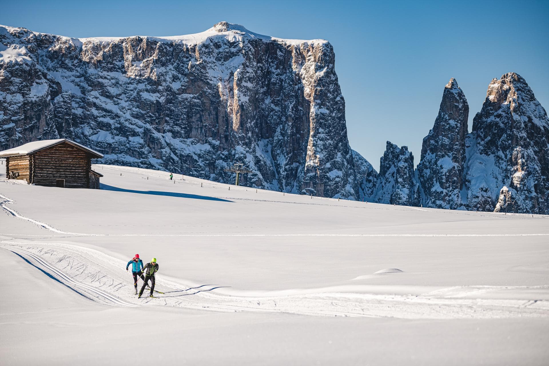 80 kilometres of trails on the Seiser Alm