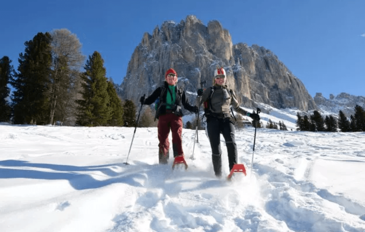 Hiking guide and equipment from the hotel